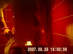pretty brunette long hair taped private toilets pussy sazz
