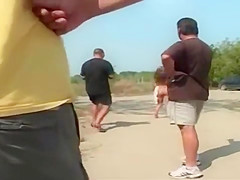 public nudity and pissing
