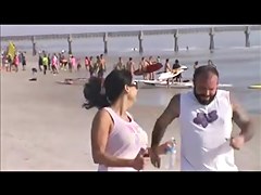 quick milf beach spy running huge tits 13