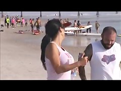 quick milf beach spy running huge tits 13