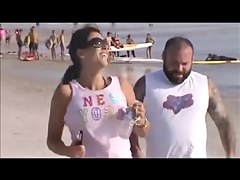 quick milf beach spy running huge tits 13