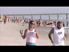 quick milf beach spy running huge tits 13