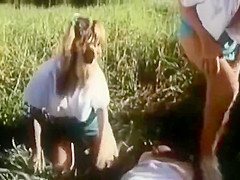 2 schoolgirls 18+ Fuck A Guy Outdoors
