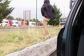 seins nus devant des routiers