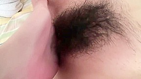 sexy asian girlfriend creampied by horn