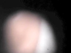 shooting amateur through hole in wash room