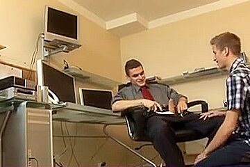skinny guys fuck bareback at work - mh