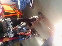 spy sexy hot brunette ass in bus romanian