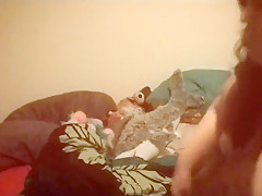 ssbbw cums and shows off belly