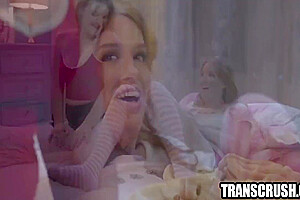 teen 18+ Girl Invited A Trans Friend For Overnight Stay 6 Min With Eliza Eves