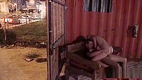 teen 18+ Goldie Gets Slammed Hard Outdoor
