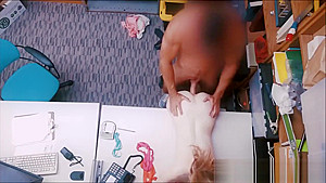 teen 18+ Shoplifter Dolly Leigh Punish Fucked By Security Guard
