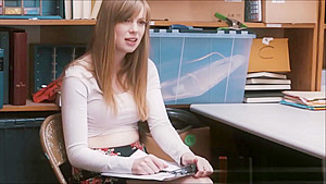 teen 18+ Shoplifter Dolly Leigh Punish Fucked By Security Guard