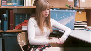 teen 18+ Shoplifter Dolly Leigh Punish Fucked By Security Guard