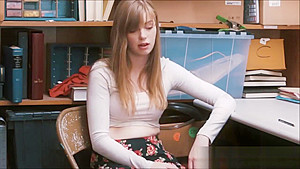 teen 18+ Shoplifter Dolly Leigh Punish Fucked By Security Guard