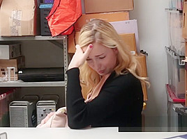 teen 18+ Thief Zoe Parker Got Her Pussy Licked Inside The Office