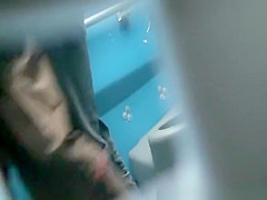 teen 18+ caught peeing in public toilet