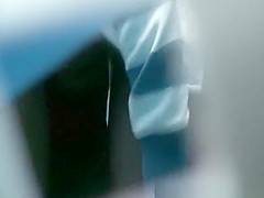 teen 18+ caught peeing in public toilet
