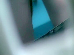 teen 18+ caught peeing in public toilet