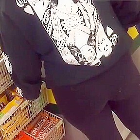 teen 18+ with nice ass in black tights