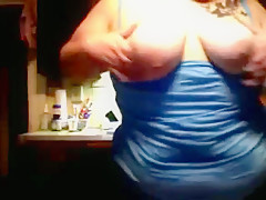 teen 18+ BBWSlut Does Household Chores Naked