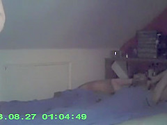teen 18+ girl is naked around house