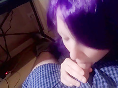 teen 18+ slut swallows for the first time