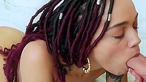 tight ebony teen 18+ stuffed with white cock