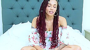 tight ebony teen 18+ stuffed with white cock