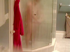 tiny tits in the shower