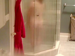 tiny tits in the shower