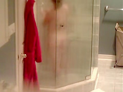 tiny tits in the shower