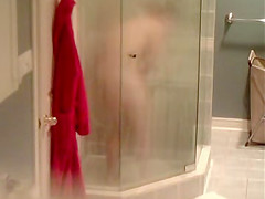 tiny tits in the shower