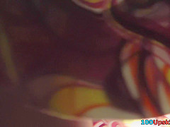upskirt clip with skinny girl's tasty ass