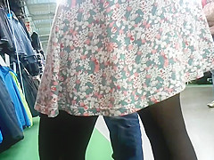 upskirt collant pantyhose