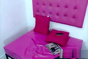 very cute webcam tgirl play with her cock