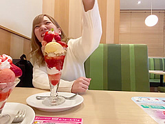めちゃ可愛い金髪エロギャル女子が中年チンポを咥えてイチャラブセックス