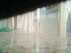 wife shower with shaved pussy