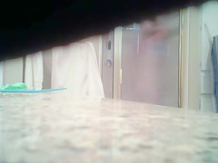 wife shower with shaved pussy