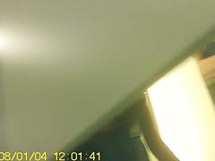 woman in dressing room spied in the bra