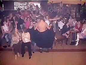 women go wild at huddersfield male strip show
