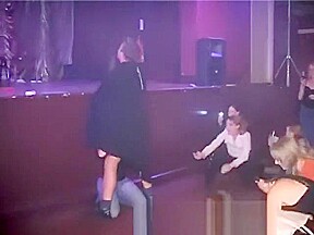 women go wild at huddersfield male strip show