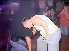 women go wild at huddersfield male strip show